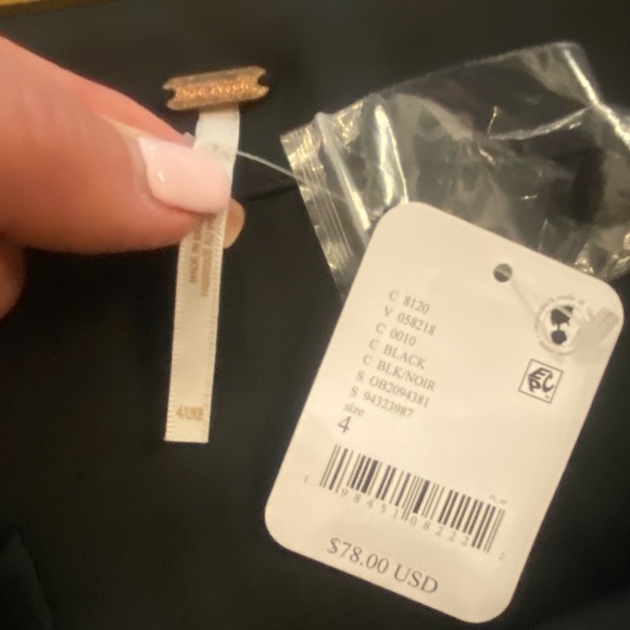 Free People Women’s Black Midi Analise Skirt Buttoned Satin New Small - Picture 7 of 13